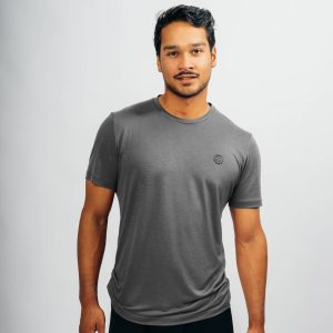 CHANGE I Natural Sport Tee | Stone Grey