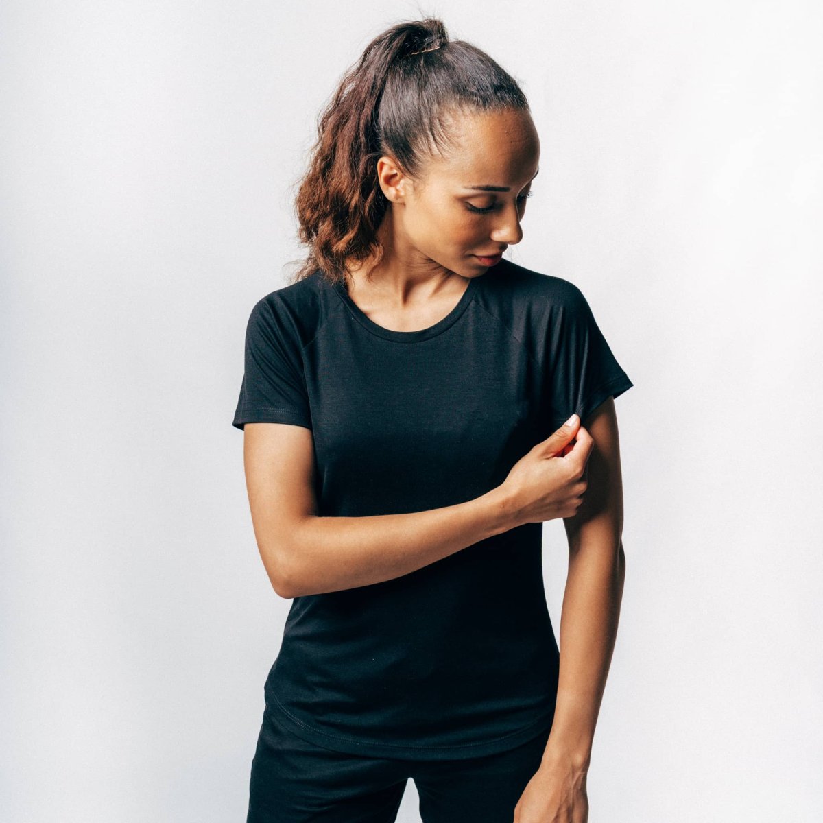 CLEAN I Women Movement Shirt I Black – Bild 5