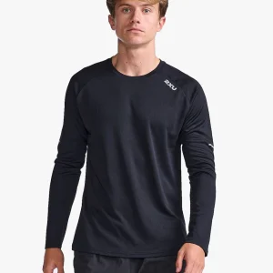 Aero Laufshirt Herren - black/silver reflective