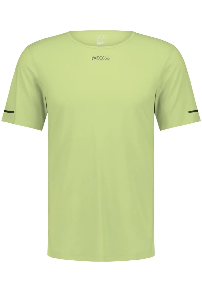Light Speed Tech Tee Laufshirt Herren - cool matcha/black reflective – Bild 8