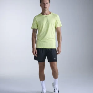 Light Speed Tech Tee Laufshirt Herren - cool matcha/black reflective