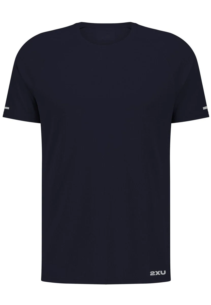 Aero Mesh Tee Laufshirt Herren - midnight/silver reflective – Bild 8