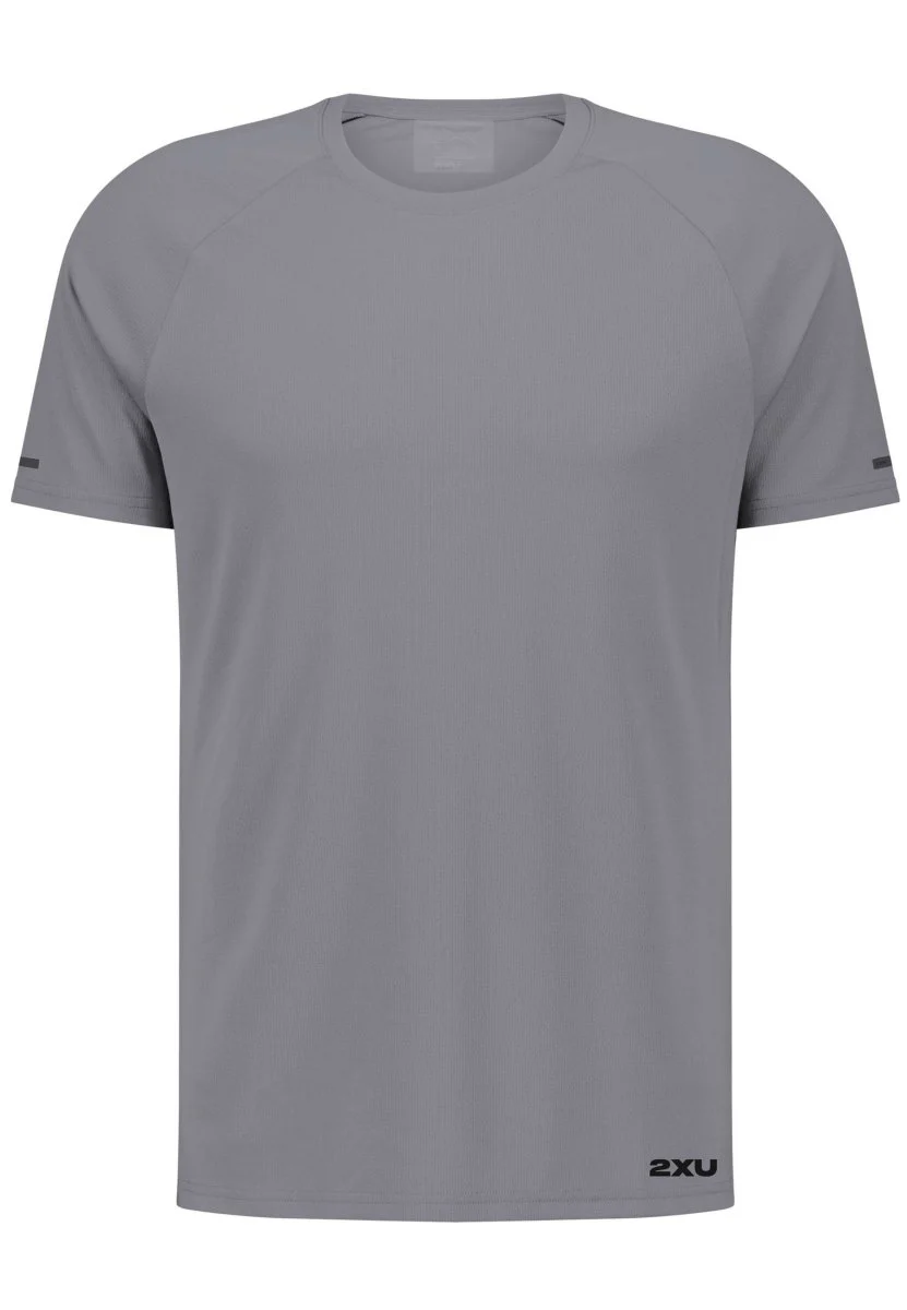 Aero Mesh Tee Laufshirt Herren - weathervane/black reflective – Bild 8