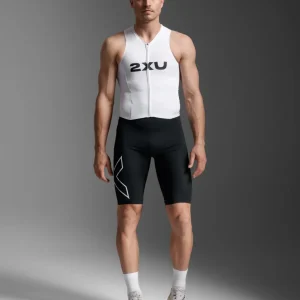 Light Speed React Trisuit Triathlonanzug Herren - black/white