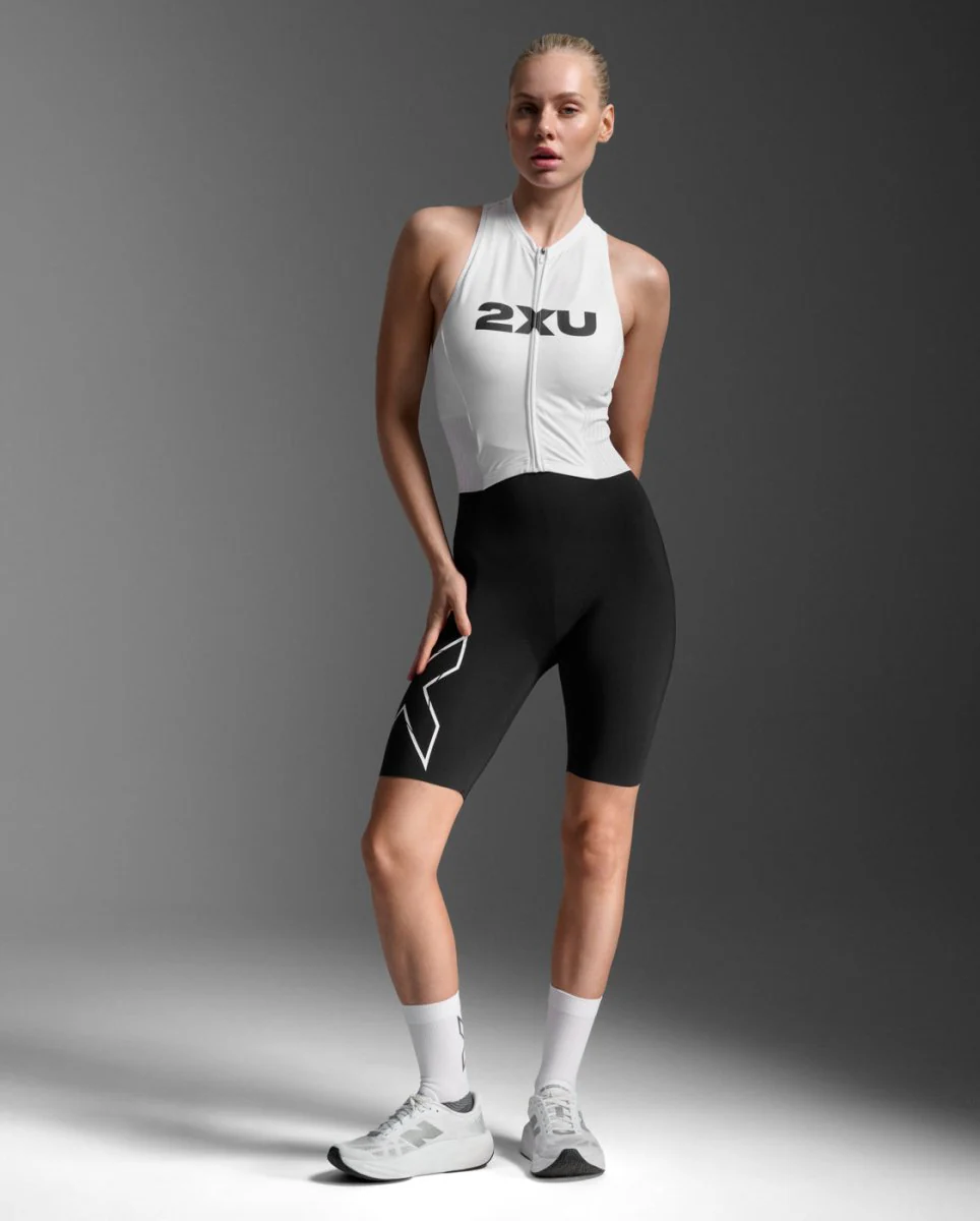 Light Speed React Trisuit Triathlonanzug Damen - black/white